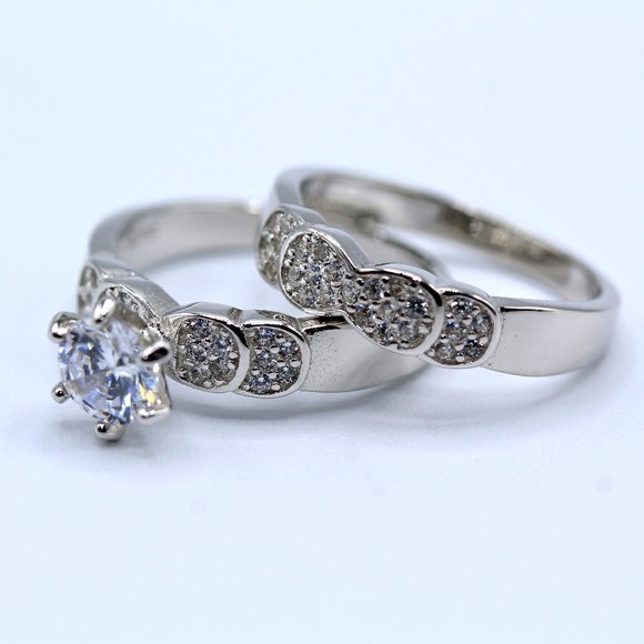 Engagement Ring Band set - Picture 1 of 5